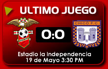 Patriotas vs Chic� FC 12 de Mayo por Liga Postobon